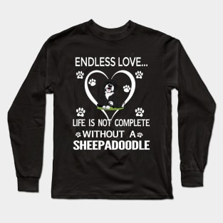 Sheepadoodle Lovers Long Sleeve T-Shirt